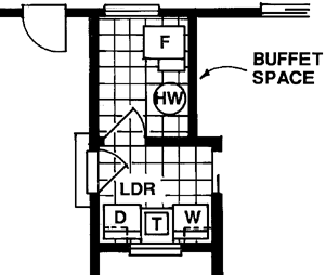 Ranch Style Home Design Plan: 35-427