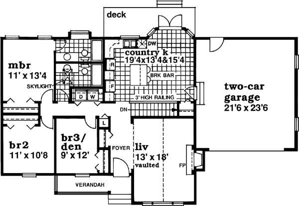 Main Floor Plan: 35-428