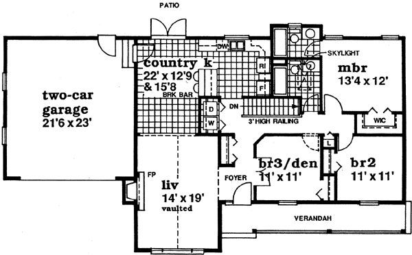 Main Floor Plan: 35-430