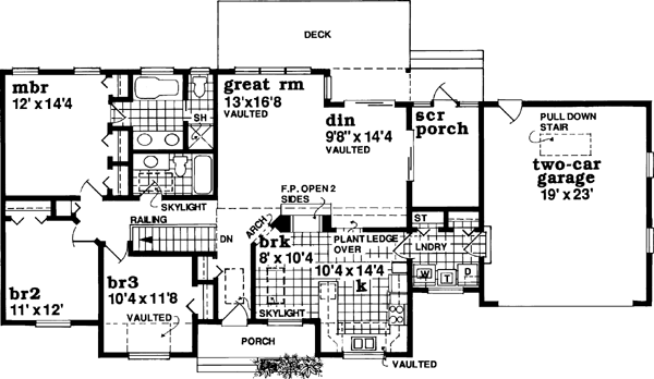 Main Floor Plan: 35-431