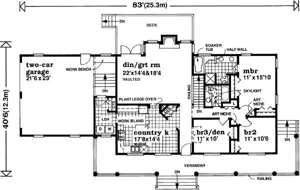 Main Floor Plan: 35-432