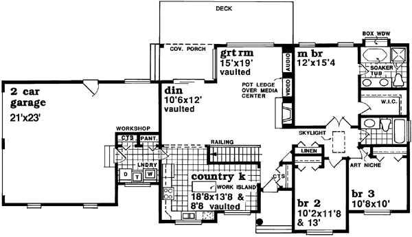 Main Floor Plan: 35-433