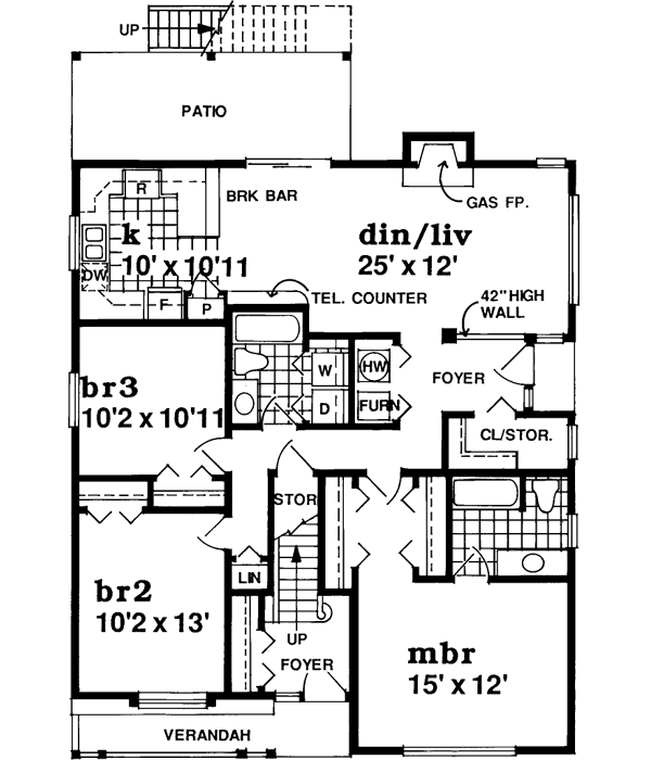 Main Floor Plan: 35-436