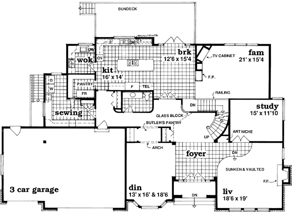 Main Floor Plan: 35-439