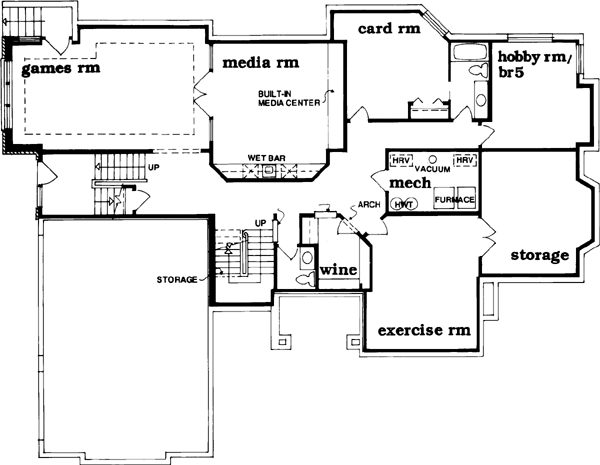 Lower Floor Plan: 35-440