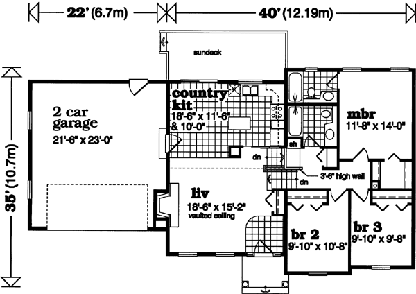 Main Floor Plan: 35-441