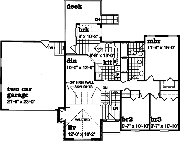 Main Floor Plan: 35-442