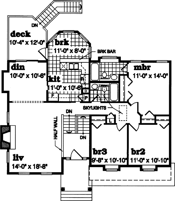 Main Floor Plan: 35-443