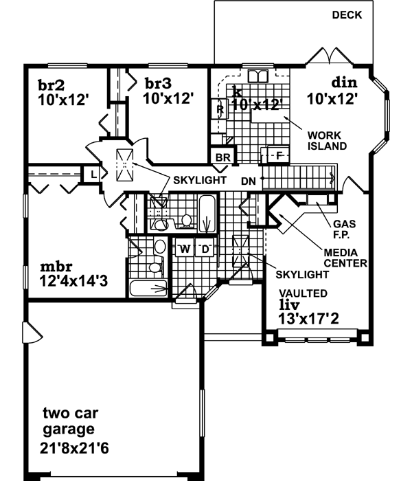 Main Floor Plan: 35-444