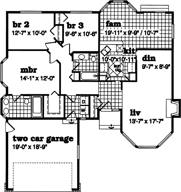 Main Floor Plan: 35-445