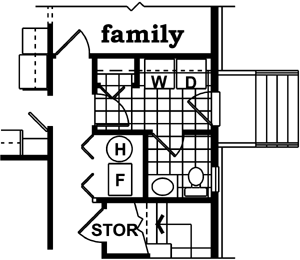 Country Style Floor Plans Plan: 35-451