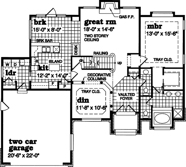 Main Floor Plan: 35-453