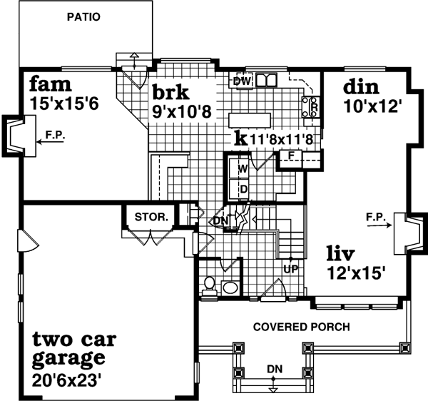 Main Floor Plan: 35-455