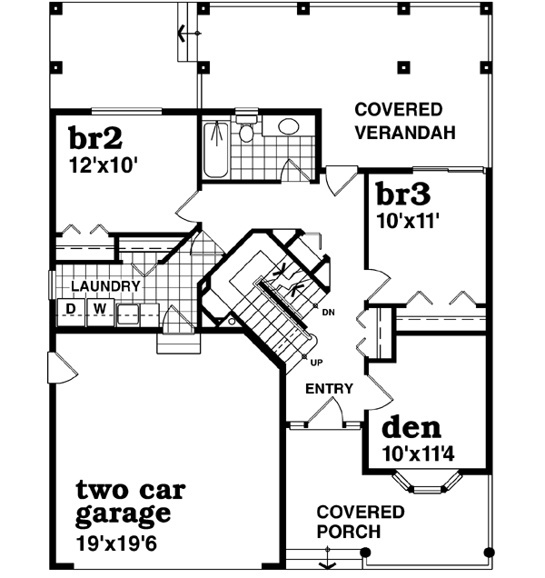 Main Floor Plan: 35-456