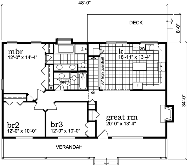 Main Floor Plan: 35-457