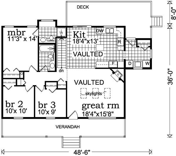Main Floor Plan: 35-459