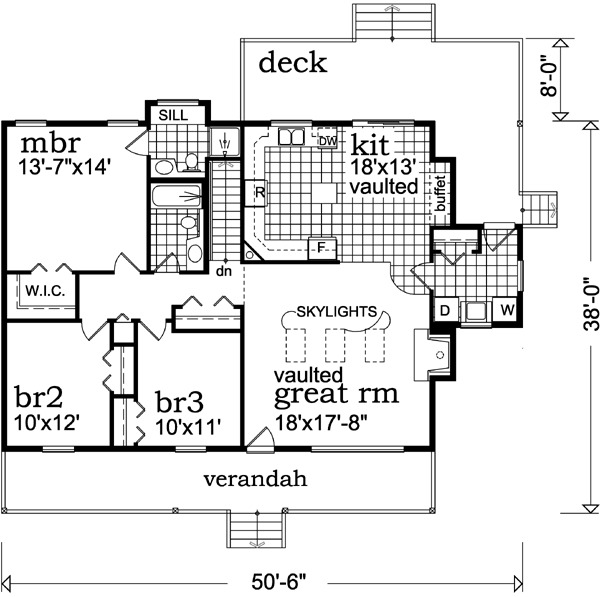 Main Floor Plan: 35-460