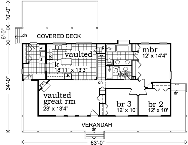 Main Floor Plan: 35-461