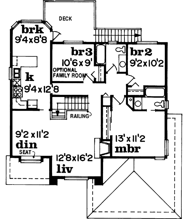 Upper/Second Floor Plan: 35-463