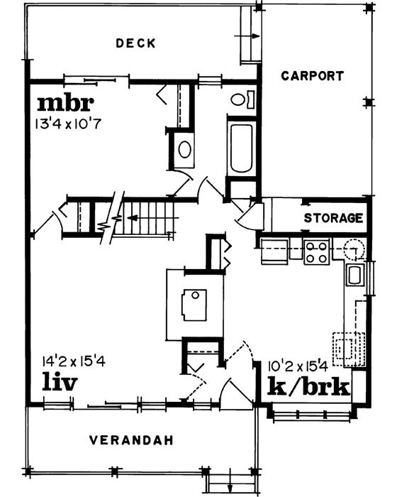 Main Floor Plan: 35-464