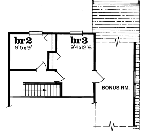 Upper/Second Floor Plan: 35-464