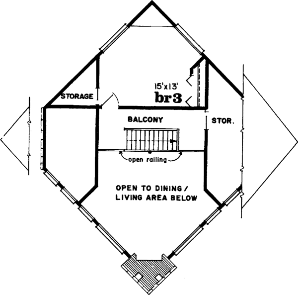 Upper/Second Floor Plan: 35-466