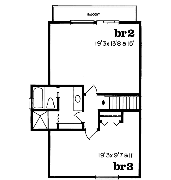 Upper/Second Floor Plan: 35-467