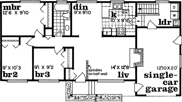 Main Floor Plan: 35-468
