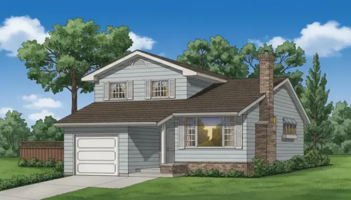 Traditional house plans 35-470 - front exterior, 1,581 sq ft, 3 bed, 2 bath house plans | Monster House Plans