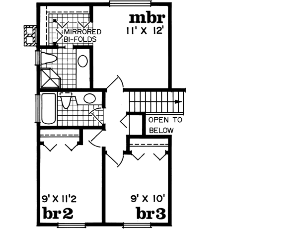 Upper/Second Floor Plan: 35-470