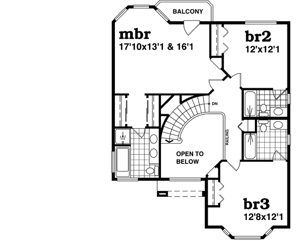 Upper/Second Floor Plan: 35-478