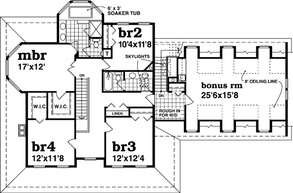 Upper/Second Floor Plan: 35-479