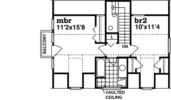 Upper/Second Floor Plan: 35-489