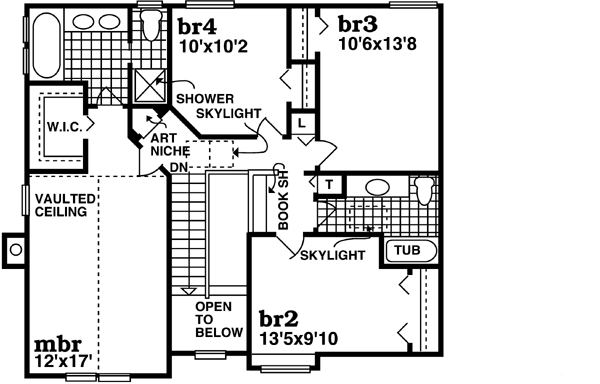Upper/Second Floor Plan: 35-494