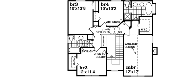 Upper/Second Floor Plan: 35-495
