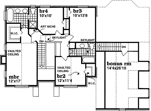 Upper/Second Floor Plan: 35-496