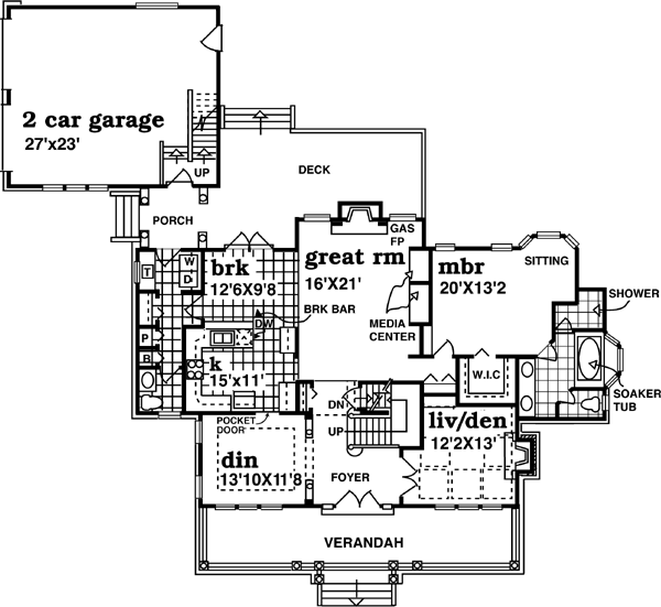 Main Floor Plan: 35-497