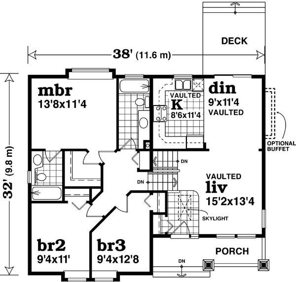 Main Floor Plan: 35-498
