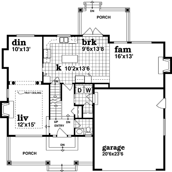 Main Floor Plan: 35-499