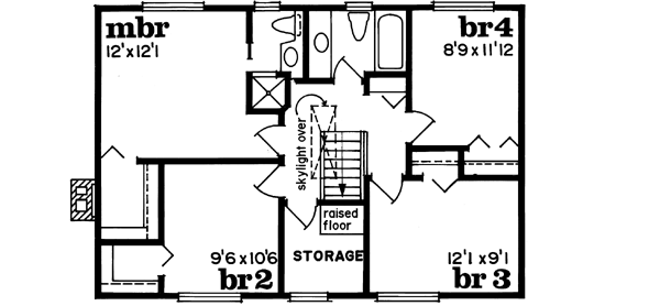 Upper/Second Floor Plan: 35-503