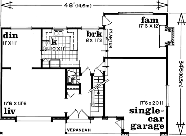 Main Floor Plan: 35-504