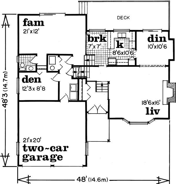 Main Floor Plan: 35-505