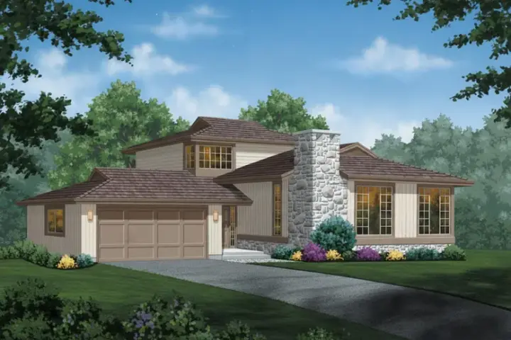 Traditional house plans 35-506 - front exterior, 1,971 sq ft, 3 bed, 3 bath house plans | Monster House Plans