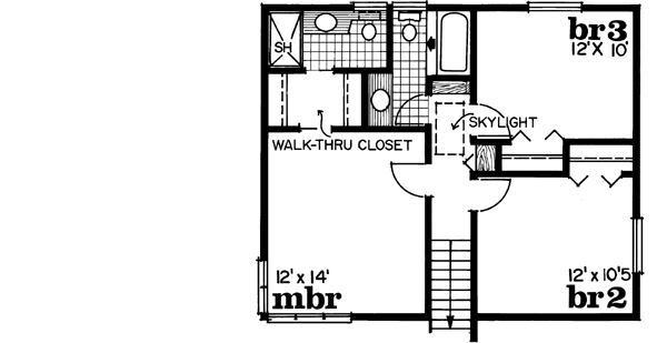 Upper/Second Floor Plan: 35-506