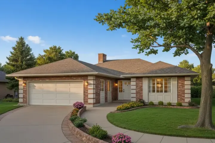 European house plans 35-507 - front exterior, 1,385 sq ft, 3 bed, 1 bath house plans | Monster House Plans