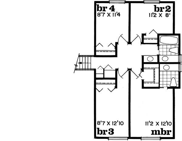 Upper/Second Floor Plan: 35-509