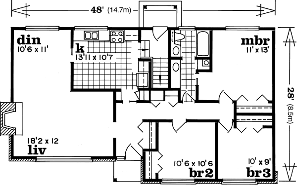 Main Floor Plan: 35-515