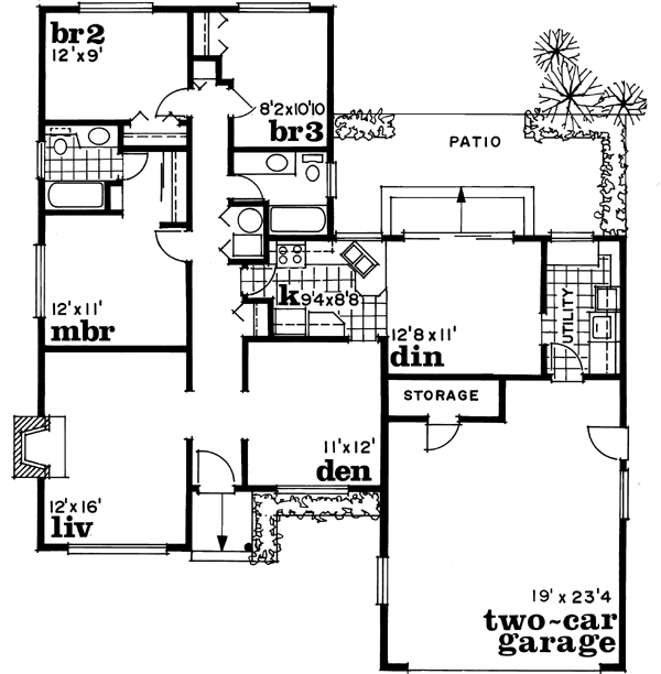 Main Floor Plan: 35-519