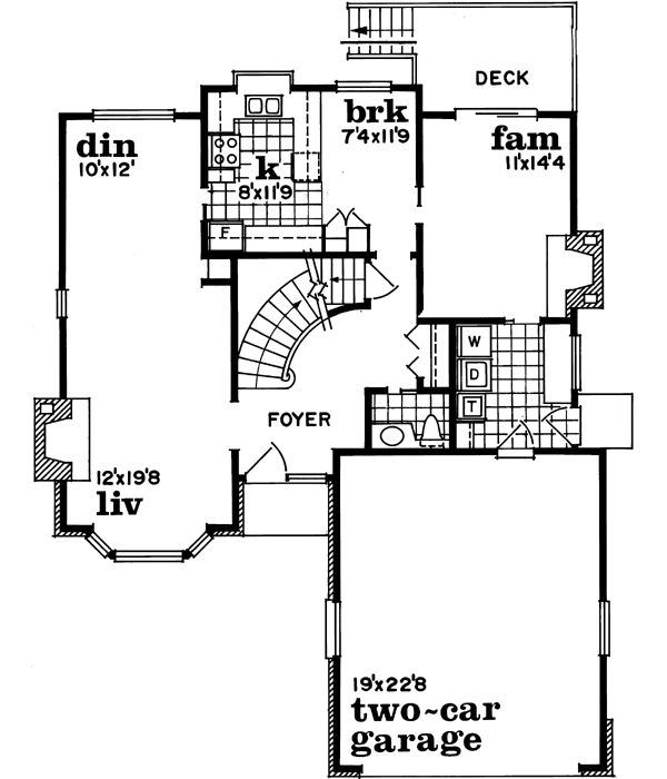 Main Floor Plan: 35-522