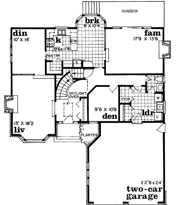 Main Floor Plan: 35-524